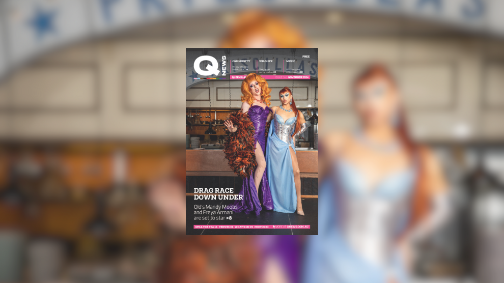 Mandy Moobs and Freya Armani on the cover