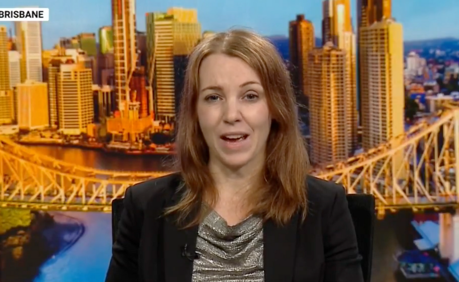 Dr Jillian Spencer speaking on Sky News.