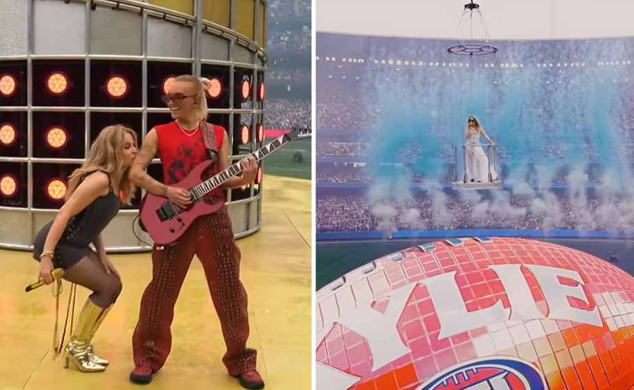 Kylie Minogue and G Flip perform at the 2026 AFL Grand Final/ Source: YouTube