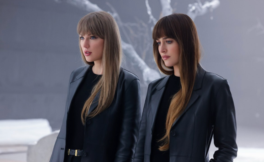 Taylor Swift and Dakota Johnson in the Patient Zero music video