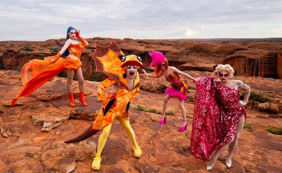Tourism NT promotion with Utica Queen, Joey Jay, Ginny Lemon and Sister Sister