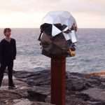 Paul Ewart's 'Both Sides Now' artwork as part of Sculpture by the Sea