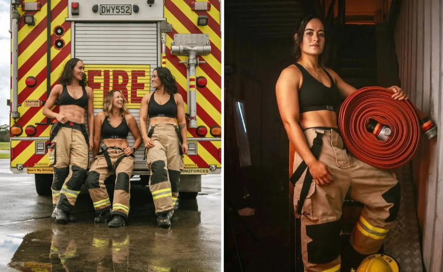 Women's firefighter calendar